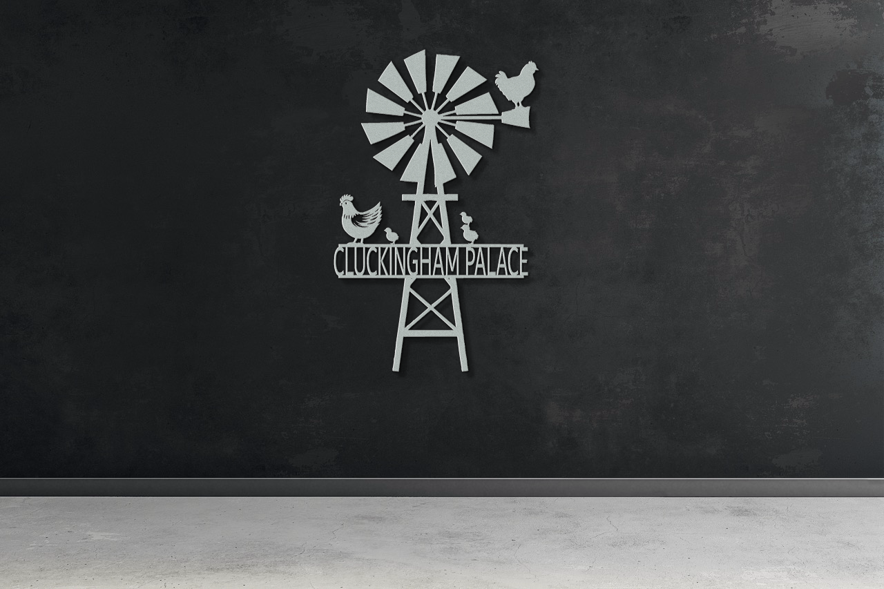 Custom Chicken Coop Metal Sign