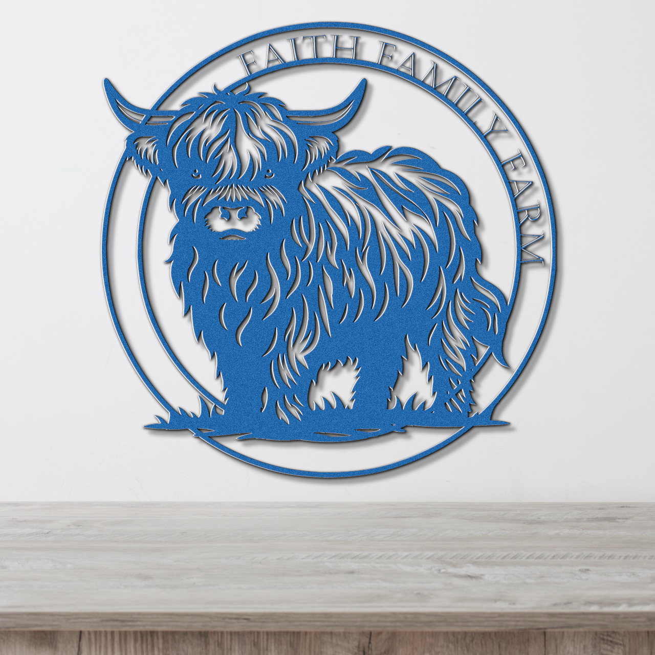 Faith Family Farm Metal Sign