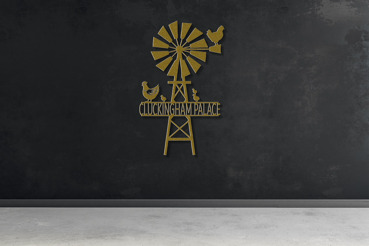 Custom Chicken Coop Metal Sign