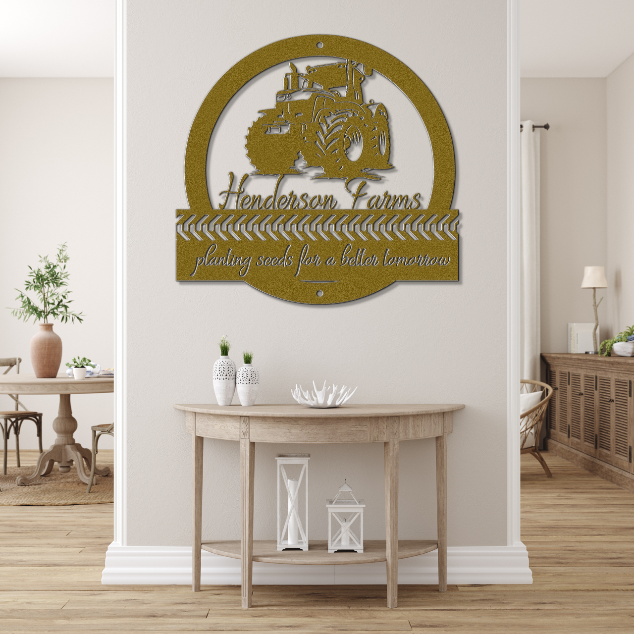 Custom Farm Metal Sign