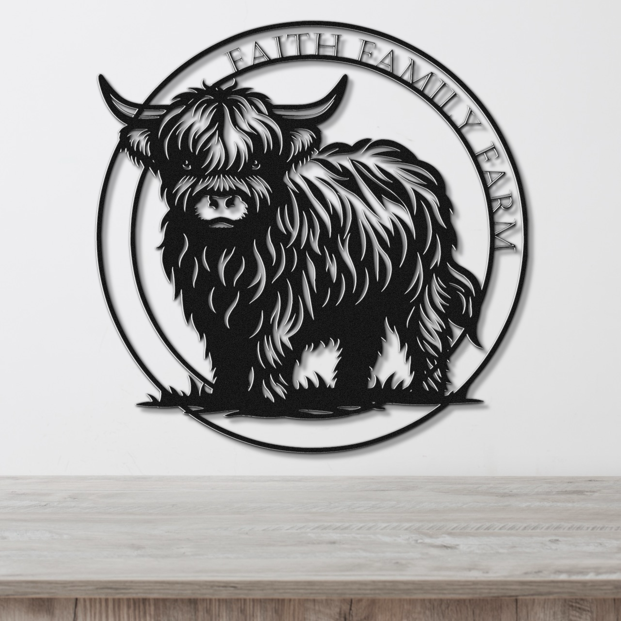 Faith Family Farm Metal Sign