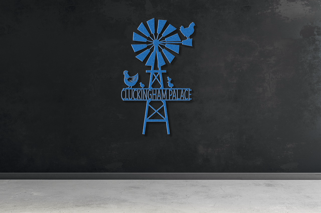 Custom Chicken Coop Metal Sign