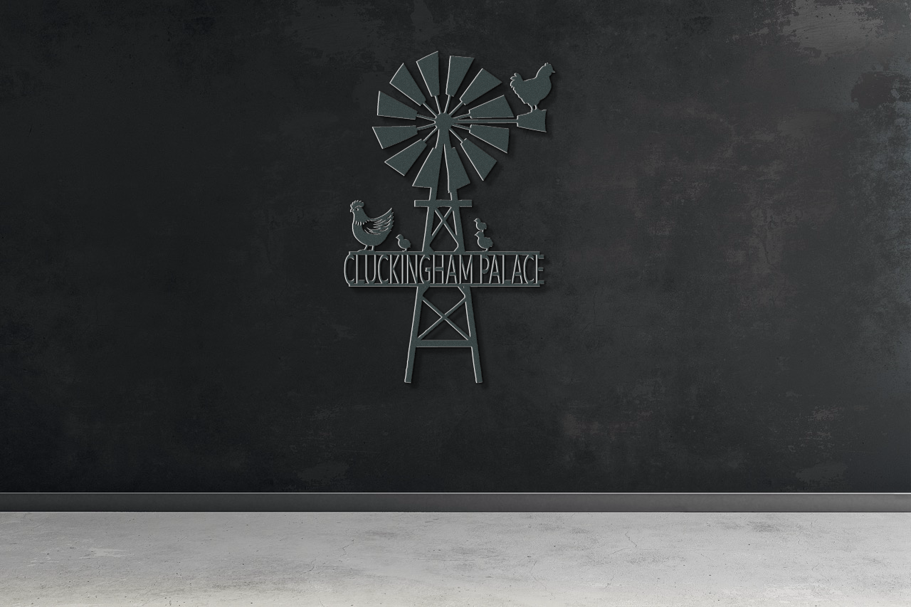 Custom Chicken Coop Metal Sign