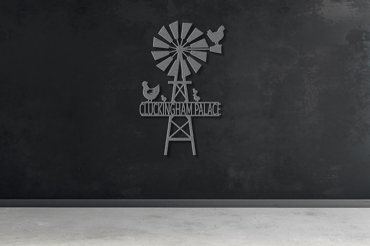 Custom Chicken Coop Metal Sign