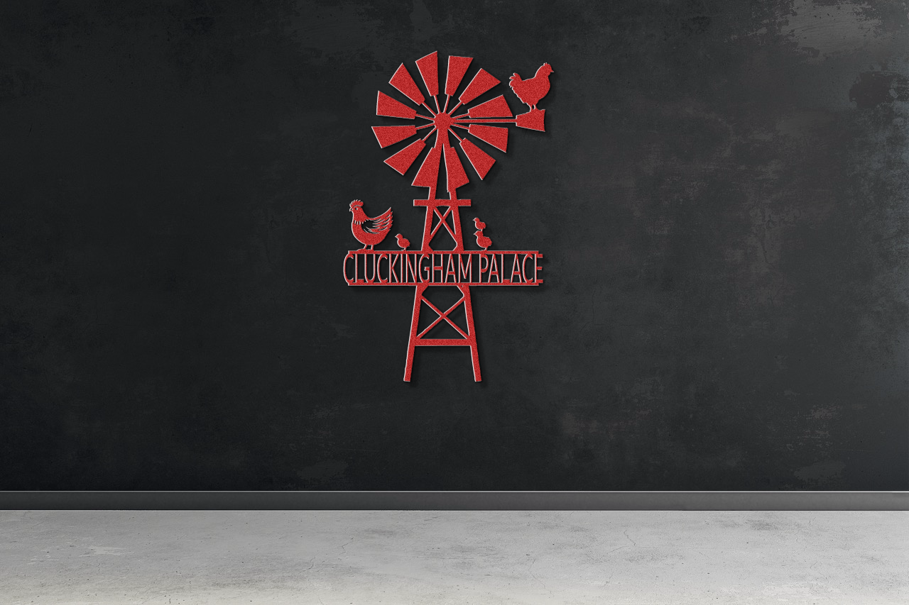 Custom Chicken Coop Metal Sign
