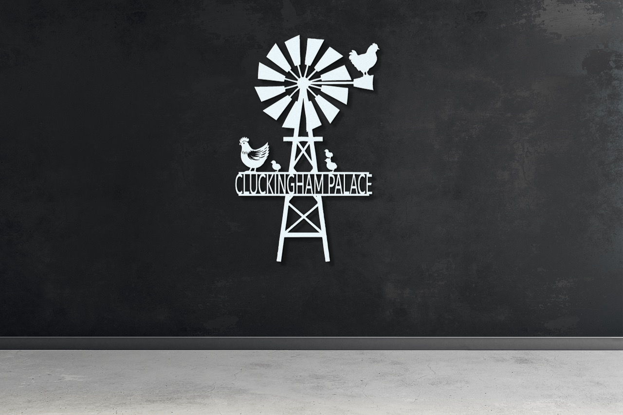 Custom Chicken Coop Metal Sign