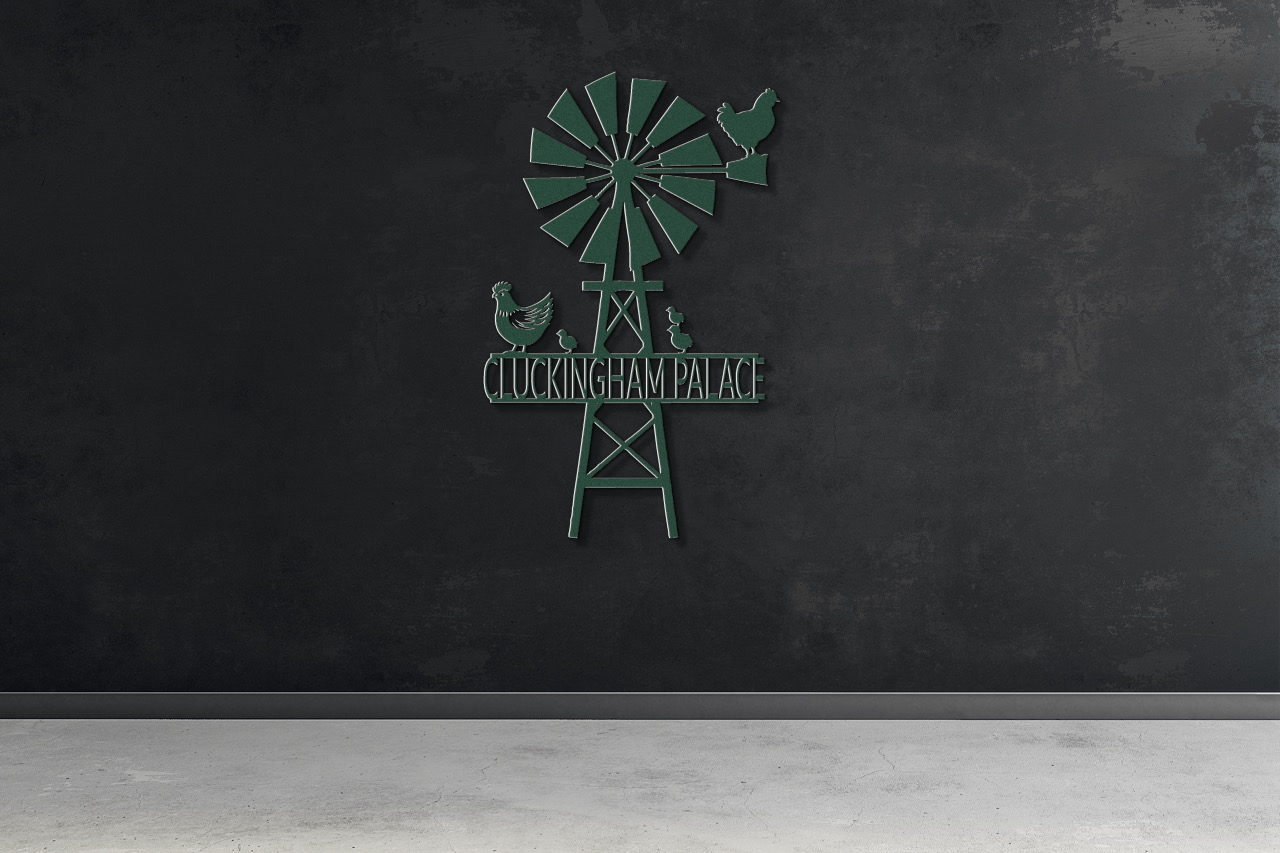 Custom Chicken Coop Metal Sign