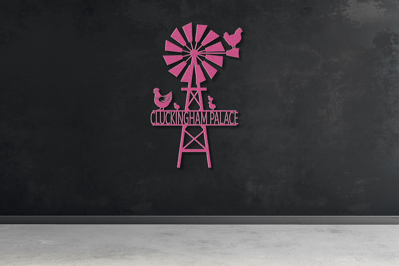 Custom Chicken Coop Metal Sign