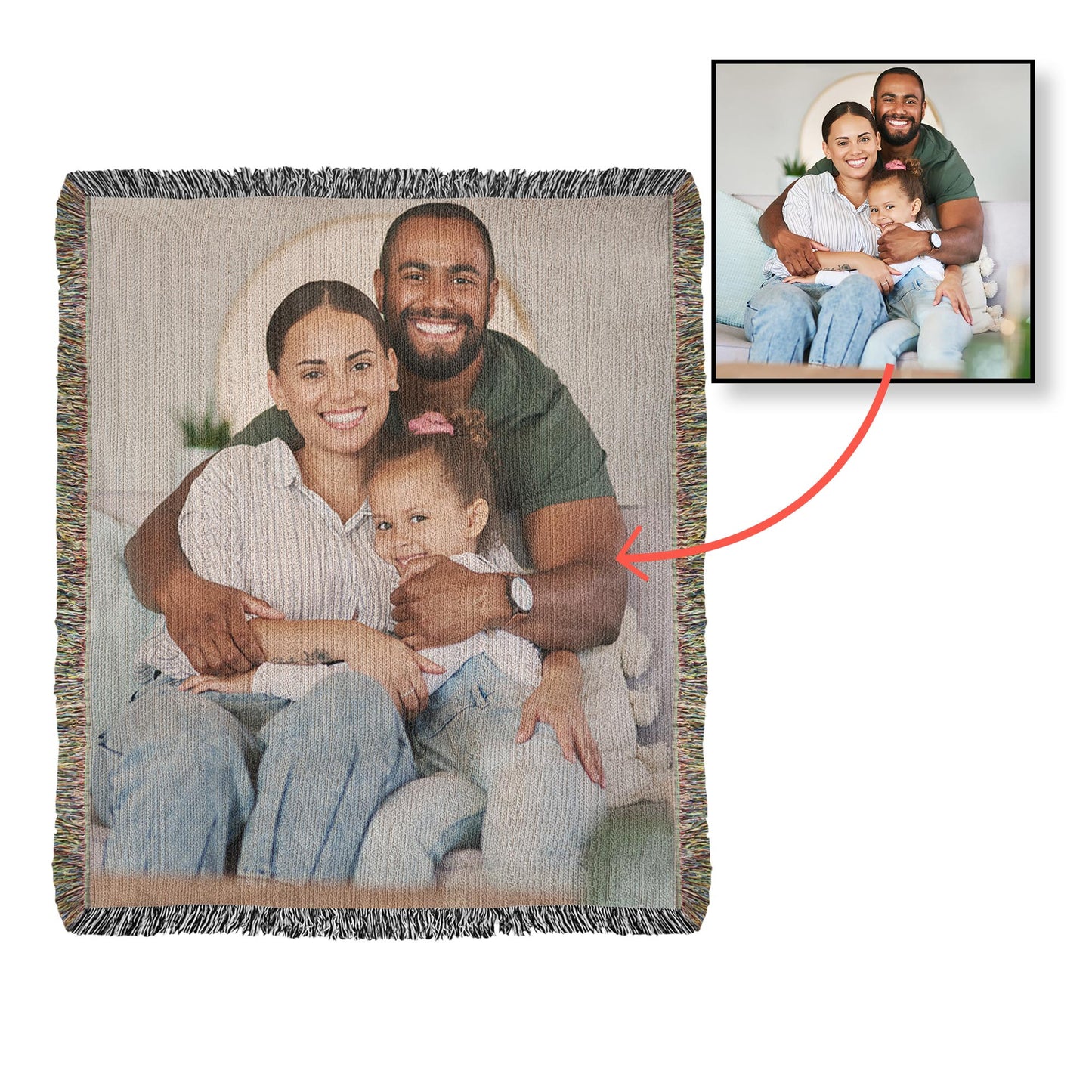 Personalized Woven Horse Blanket