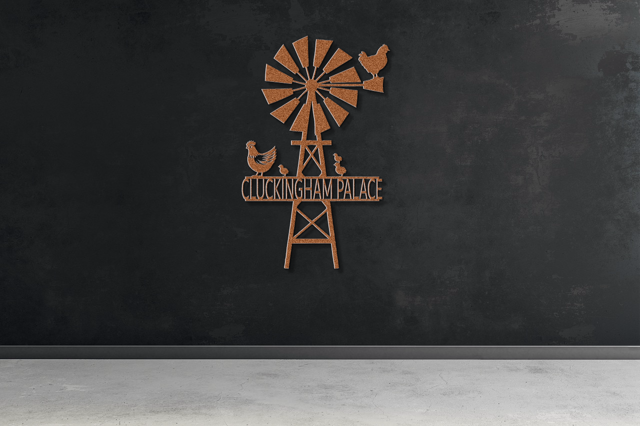 Custom Chicken Coop Metal Sign